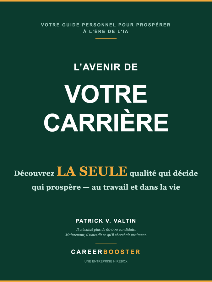 L'avenir de votre carrière — ebook par Patrick Valtin