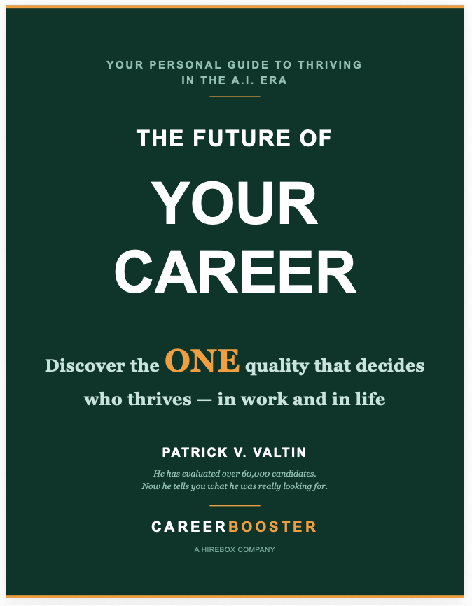 The Future of Your Career — ebook by Patrick Valtin